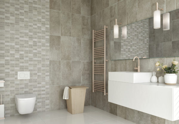 Motivo Classic Marble Mosaic Bathroom Panel