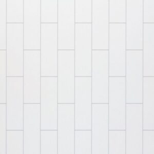Neptune 1000 White London Tile Bathroom Panel (1Mtr)