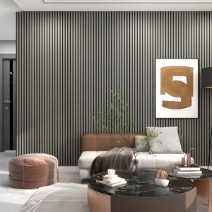 Light Grey Acoustic Bathroom Paneling