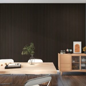 Walnut Acoustic Bathroom Paneling